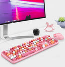 Wireless Keyboard And Mouse Set Rechargeable Full Size Usb Keyboard Mouse Combo