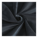 nzmegabuy black velvet tub chair cover fabric showing a soft plush texture and elegant sheen