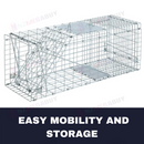 Humane Animal Trap Cage 108CM – Extra Large Live Catch Possum, Cat & Pest Trap