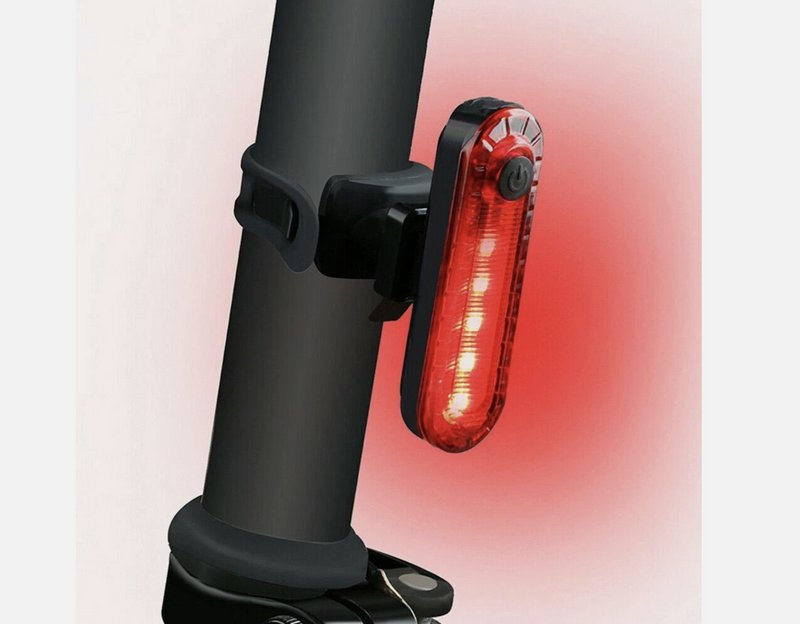 2pcs Bicycle Rear Tail Light Cycling 4Modes USB Rechargeable LED Bike Front Lamp