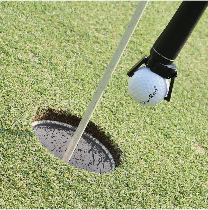 2 Golf Ball Pick Up Tool Retriever Putt Retriever Back Saver For Putter Grip