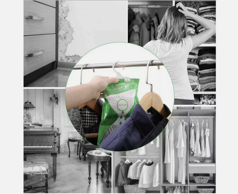 Dehumidifier Bag Moisture Absorber Hanging Wardrobe Drying Anti-mold Agent