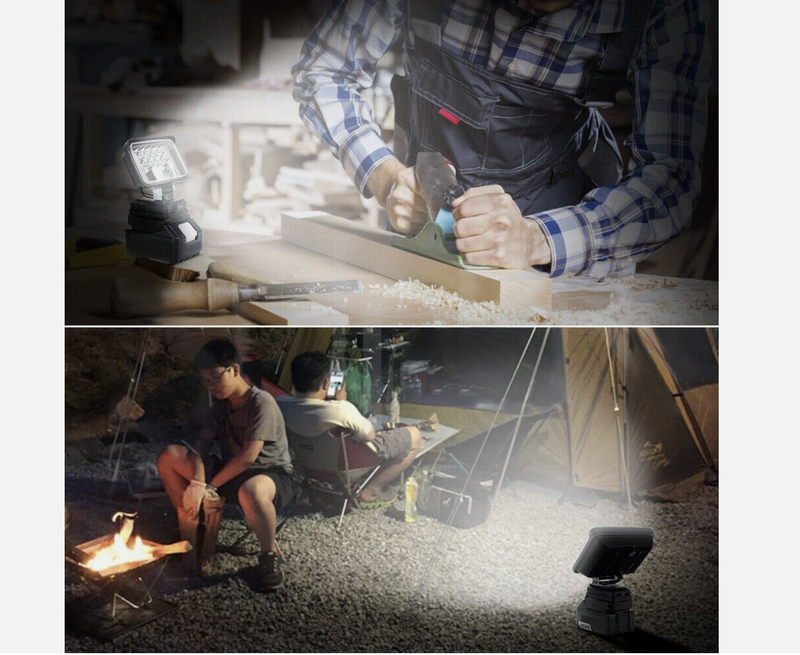 LED Work Light 2 USB 7/8 inch