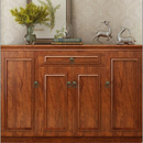 nzmegabuy antique bronze swing ring cabinet handles installed on a wooden drawer and cupboard doors