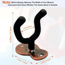 PTN Guitar Wall Hanger Holder Stand Rack Hook Mount Universal Instruments