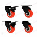 50mm Swivel Caster Wheels – Light Duty PVC Transport Wheels