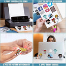 100x A4 Self Adhesive Address Labels Laser Inkjet Print Stickers - 40 label/page