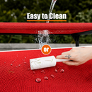 nzmegabuy red elevated dog bed showing water-resistant and easy-to-clean mesh fabric surface
