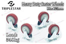Heavy Duty 125mm Swivel Caster Wheels – Rubber Transport Wheels