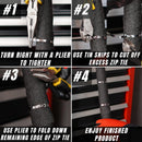 Stainless Steel Cable Ties SS304 * 5 Sizes