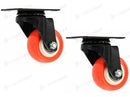 50mm Swivel Caster Wheels – Light Duty PVC Transport Wheels