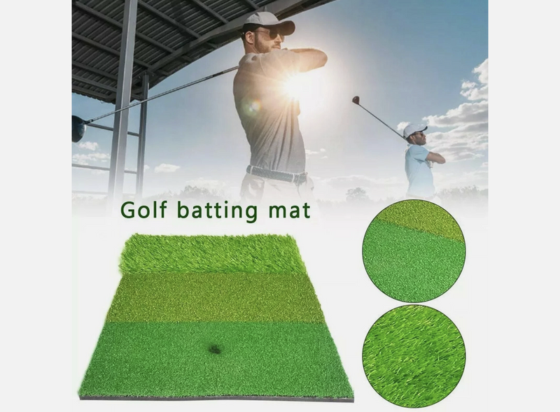 Golf Mat 3-in-1 Practice Mat Outdoor Indoor Training Mat Hitting Mat Driving Pad