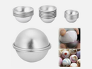 3d Aluminum Bath Bomb Molds Half Ball Sphere * 3 Sizes