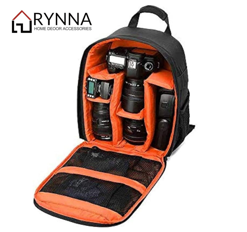 Waterproof Camera Backpack Soft Case Bag Rucksack For Canon Nikon Sony DSLR* 3 Colors
