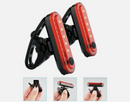 2pcs Bicycle Rear Tail Light Cycling 4Modes USB Rechargeable LED Bike Front Lamp