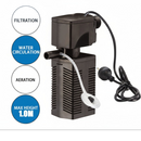 nzmegabuy Hopar 3-in-1 submersible aquarium filter pump with aeration tube and biochemical sponge for fish tanks