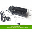 nzmegabuy Hopar 3-in-1 submersible aquarium filter pump with air tube and power cord for fish tanks up to 50L