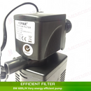 nzmegabuy Hopar 600L/H submersible aquarium filter pump with black ABS housing and power cord