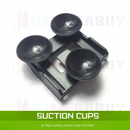nzmegabuy black plastic aquarium filter mounting bracket with three high-quality suction cups for secure installation