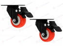 50mm Swivel Caster Wheels – Light Duty PVC Transport Wheels