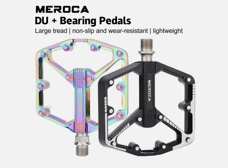 9/16'' Bicycle Pedals Cycling Road MTB Mountain Bike Pedals Flat Cycling Pedals * 2 Colors