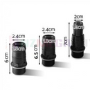 nzmegabuy Hopar submersible pump black plastic hose adapter fittings with labeled dimensions in centimeters