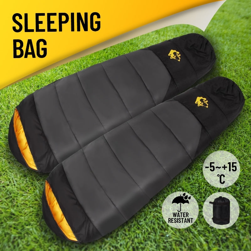 Outdoor Winter Camping Envelope Sleeping Bag Single  - 5°C -- 15°C