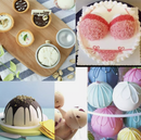 3d Aluminum Bath Bomb Molds Half Ball Sphere * 3 Sizes