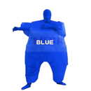 nzmegabuy blue inflatable fat suit costume made of lightweight polyester for parties and halloween