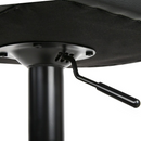 nzmegabuy black bar stool gas lift lever mechanism under the seat for height adjustment