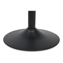 nzmegabuy black powder-coated metal round base for adjustable bar stool with floor protector