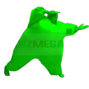 nzmegabuy green inflatable fat suit costume for parties and Halloween, made from lightweight polyester.