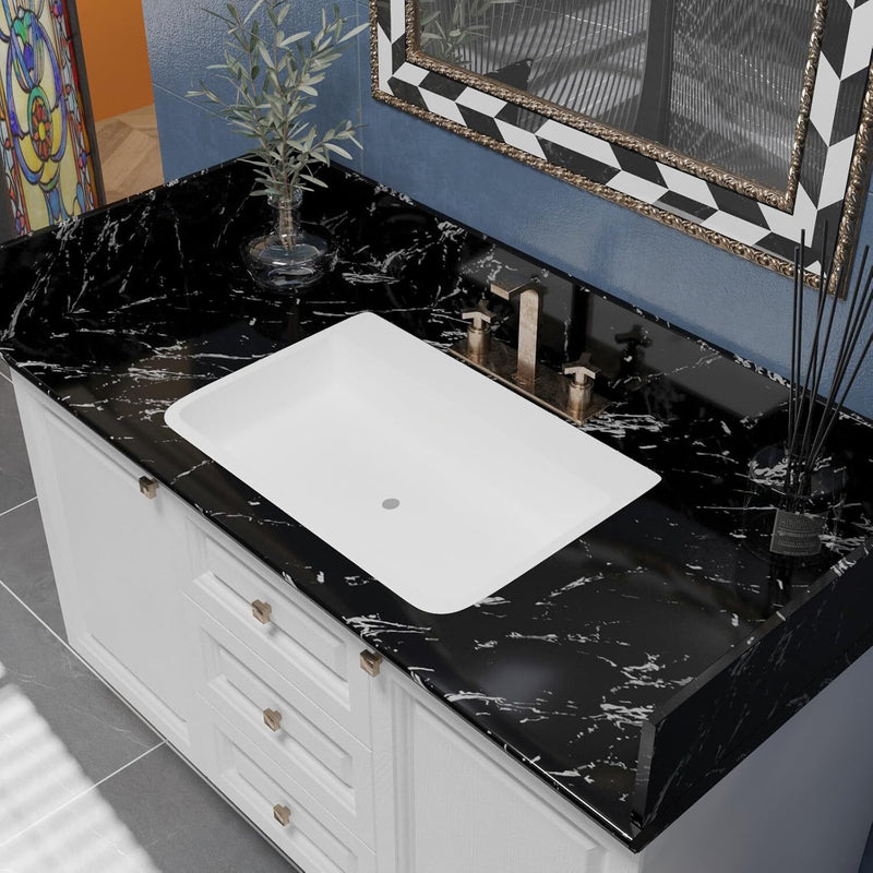 5M Marble Wall Sticker Decor Roll Wallpaper Self Adhesive Contact Paper PVC * 2 Colors