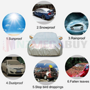 nzmegabuy 3-layer waterproof aluminum car cover protecting vehicles from sun, rain, snow, dust, and debris