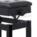 Piano Leather Stool - Height Adjustable