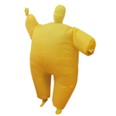 nzmegabuy yellow inflatable fat suit costume made of lightweight polyester for parties and fancy dress events