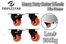 50mm Swivel Caster Wheels – Light Duty PVC Transport Wheels