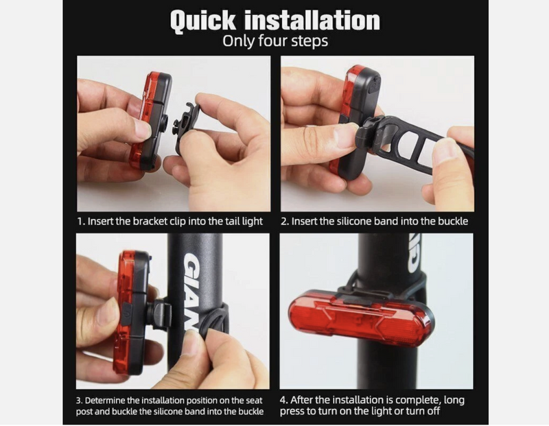 Bike Light Set Rechargeable