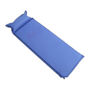 nzmegabuy blue self-inflating camping mat with built-in pillow, 69cm wide with durable polyester pongee surface