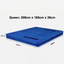nzmegabuy RYANNA heavy duty blue tarp mattress storage bag for queen size beds with reinforced carry handles