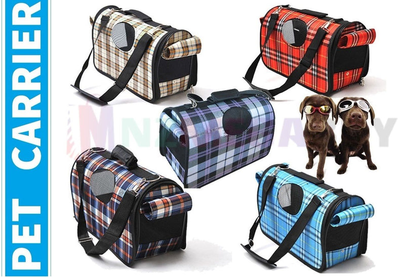 Pet Dog Cat Carrier bag Soft Crate Travel Carry Cage Portable Foldable* 4 Colors