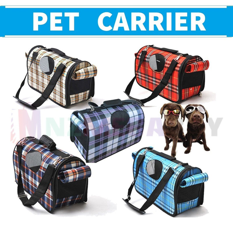 Pet Dog Cat Carrier bag Soft Crate Travel Carry Cage Portable Foldable* 4 Colors