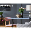 Coffee Dinner Hairpin Table Leg Steel Industrial Desk Bench 3 Rod Metal 4PC*2 Sizes