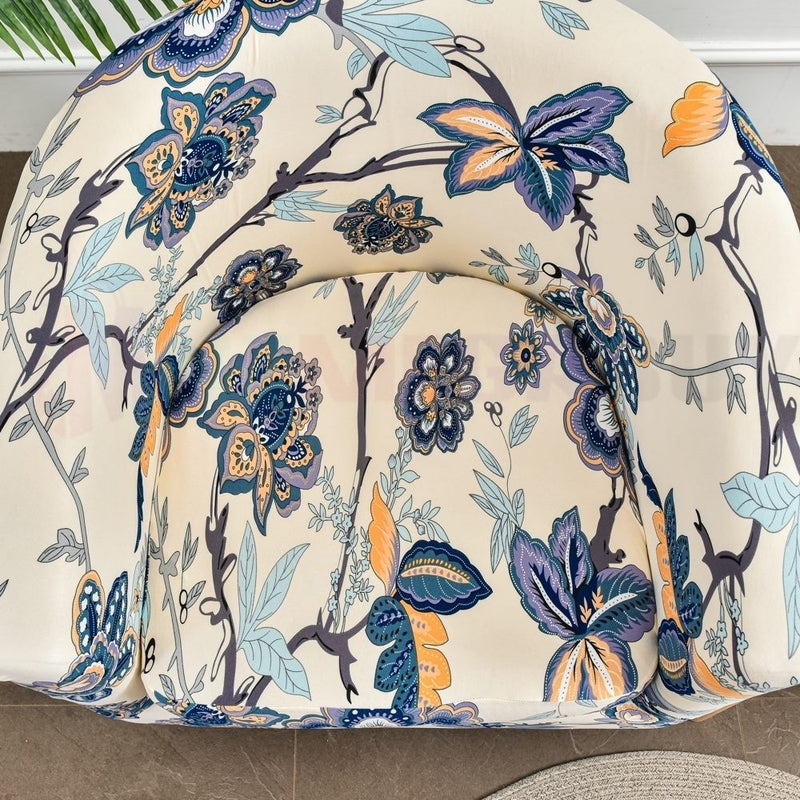 Tub Chair Cover + Cushion Cover *Beauty 1&2 Pieces