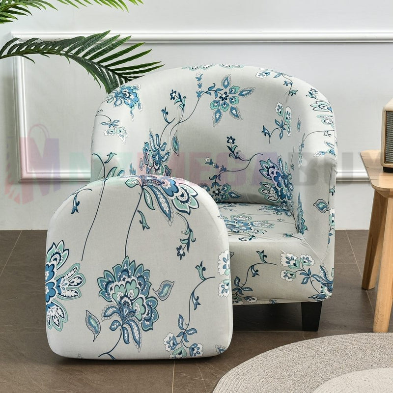 Tub Chair Cover Cushion Cover Mimosa 1 2 Pieces