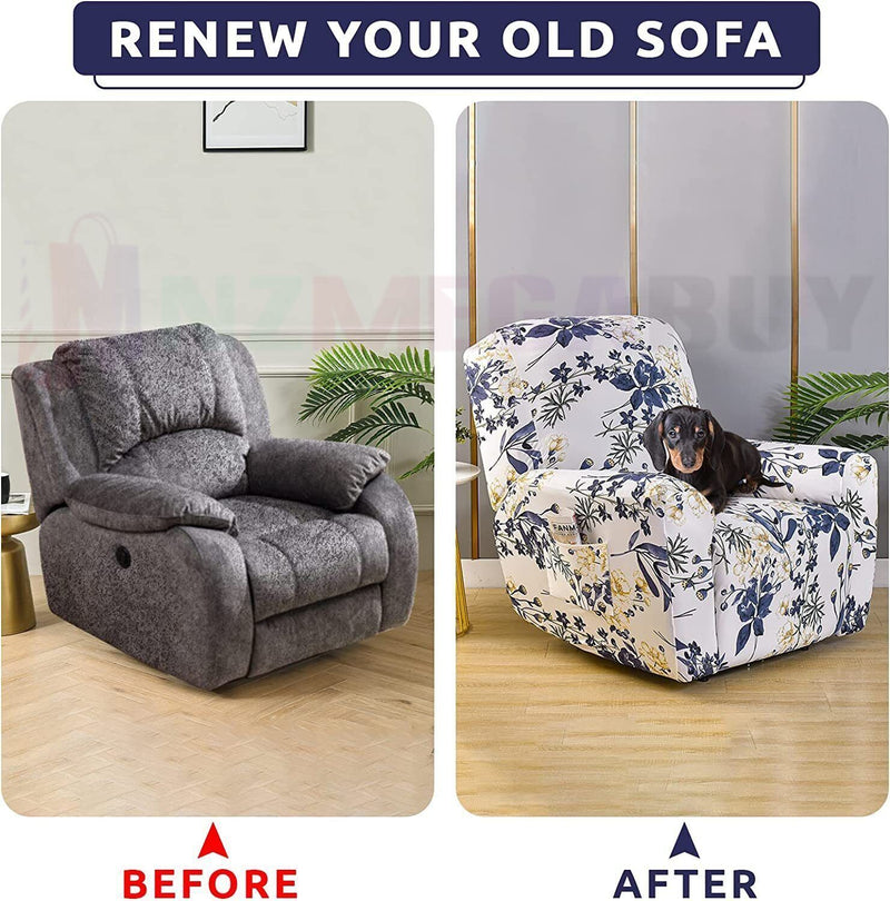 Recliner Chair Cover *Grey feather