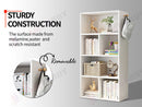 Bookcase Display Shelf Storage Cabinet Stand Home Office Bookshelf  * White