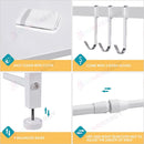 Microwave Shelf Holder White 3 Tier Expandable