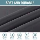 Blockout Curtain Eyelet 2PC Charcoal 4 Sizes
