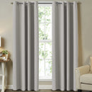 Blockout Curtain Eyelet  2PC Taupe *2 Sizes